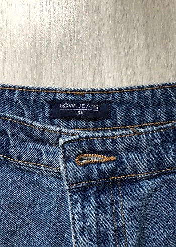 Kadın Mavi beyaz kot tek fiyatı 50 - Görsel 4