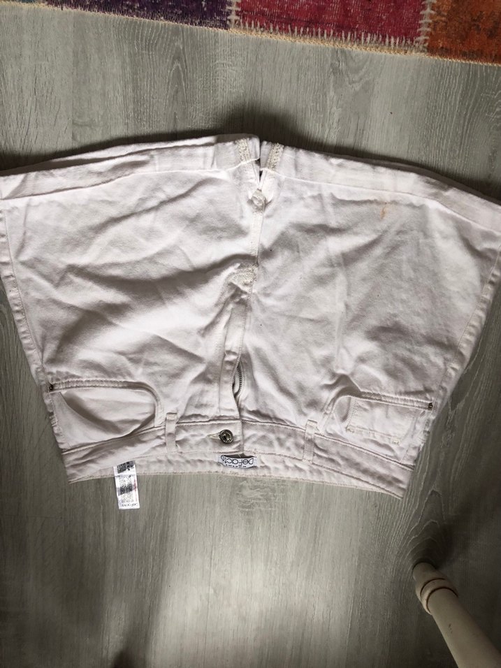 Kadın Mavi  beyaz kot  tek fiyatı 50 - Görsel 5