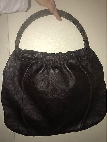 #Karen Millen #Kahverengi büyük Çanta Yeni &Orijinal