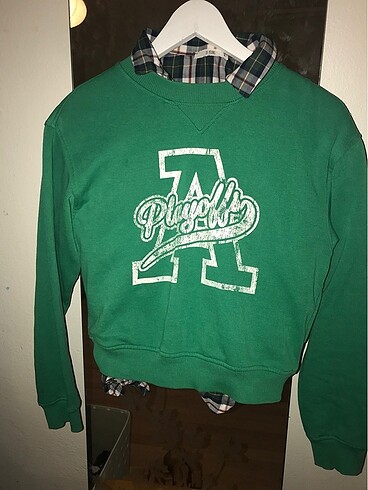 s Beden H&M Yeşil Sweatshirt