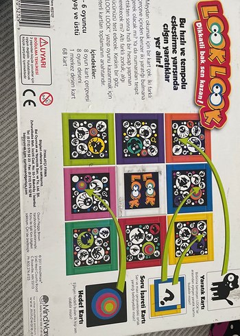 Look Look Renkli Kart Oyunu - Görsel 6