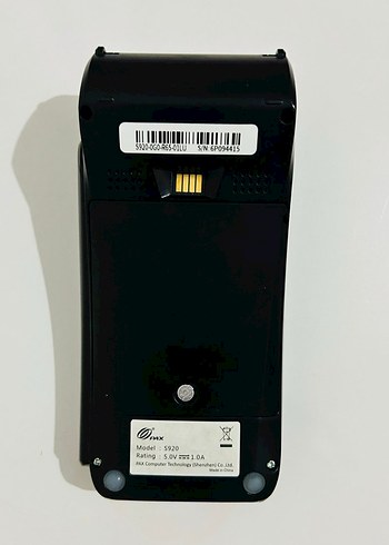 Siyah taşınabilir post cihazı - Görsel 2