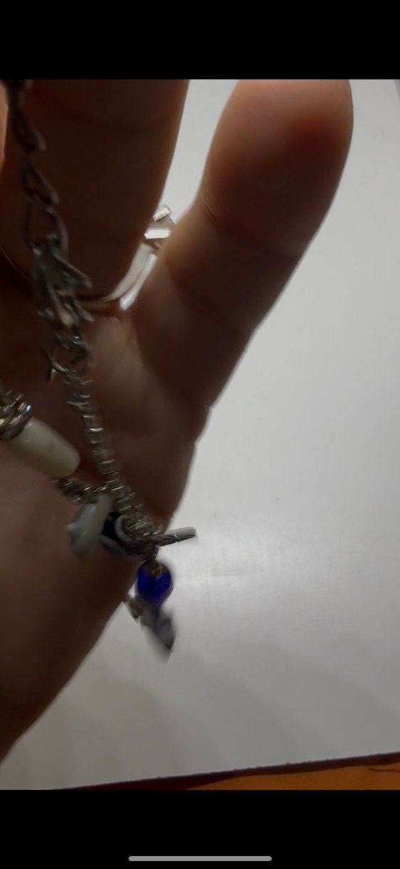 Etnik Desenli Mavi Balık Figürlü bileklik - Görsel 4