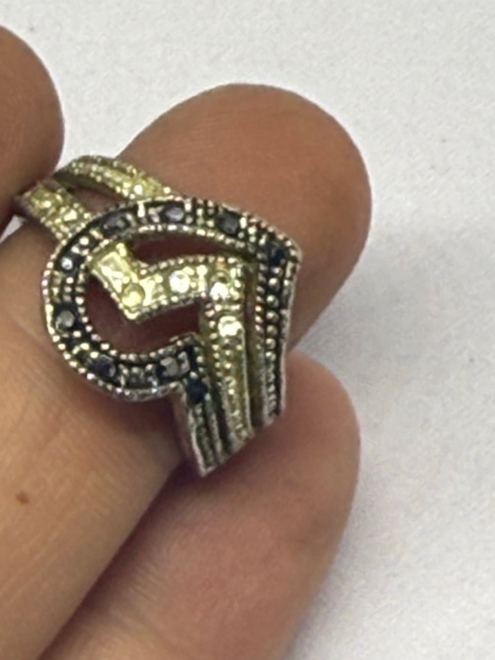 Vintage Yılan Desenli Tokalı Kadın Yüzük - Görsel 2