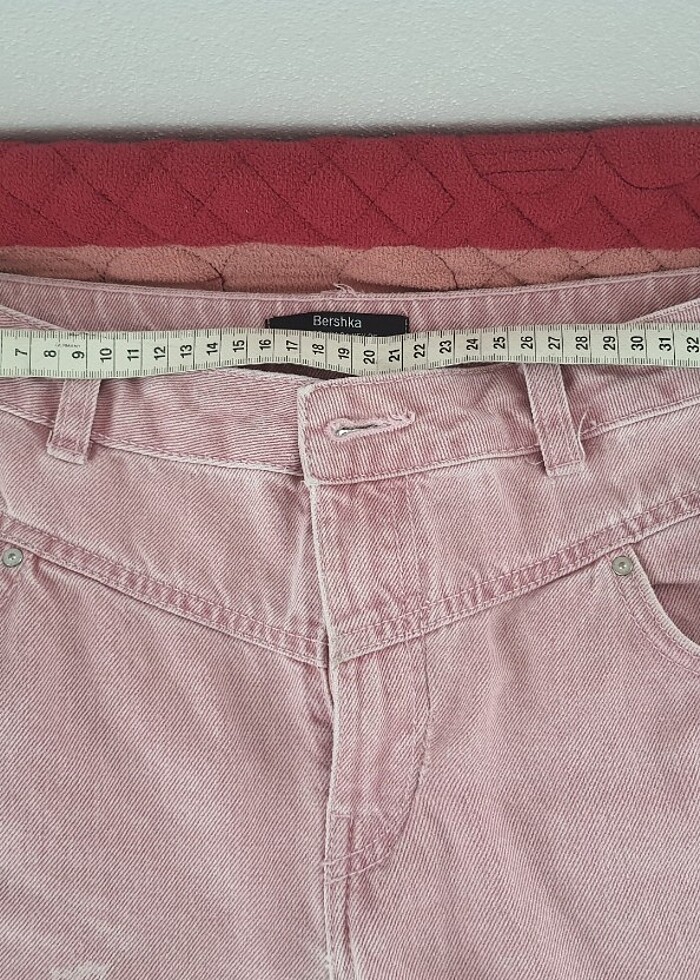 Pembe kot pantolon - Görsel 3