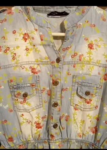 Bohem Gri Uzun Kollu Elbise - Görsel 2