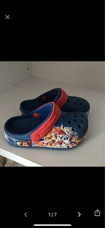 23 Beden Orjinal çocuk crocs terlik