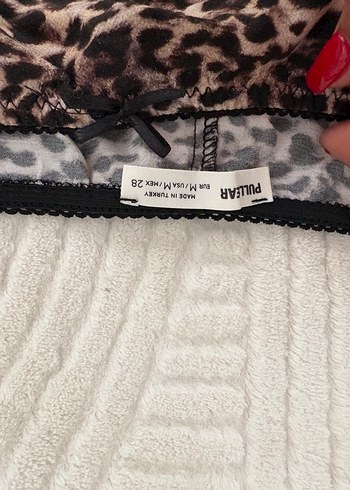 Pull and Bear Leopar pul and bear uzun etek