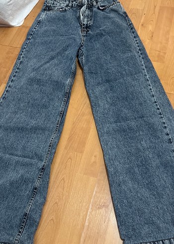 Gri Kadın Denim Jean Pantolon