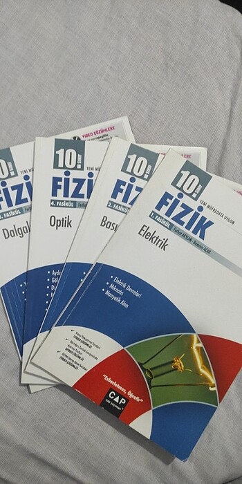 10.sınıf fizik Çap Yayınları video çözümlü fasiküllleri.