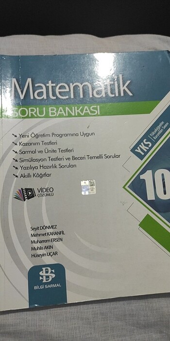 Bilgi Sarmal matematik 10 sınıf soru bankası