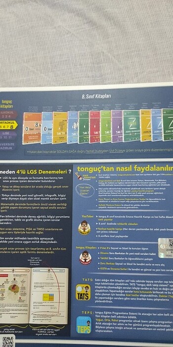  Beden Tonguç 8 sınıf dörtlü LGS Motivasyon Denemeleri