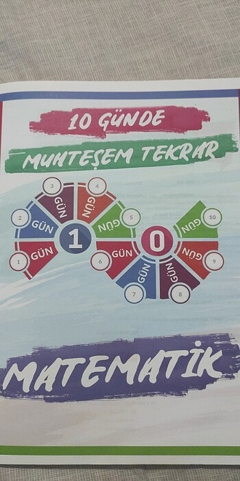 Beden Nego Yayınları 8.sınıf 10 günde LGS matematik tekrar kitabı
