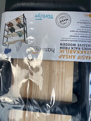  Beden Renk Ahşap ayakkabılık