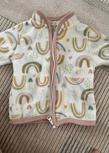 Kız Çocuk Renkli Batik Fermuarlı Ceket - Görsel 2