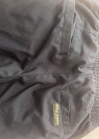 46 Beden lacivert Renk Siyah erkek Regular Fit Kumaş Pantolon orijinal Dolce Gabbana