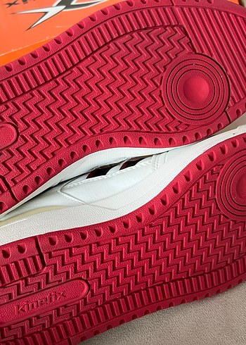 Renkli Desenli Beyaz Erkek Spor Ayakkabı - Görsel 5