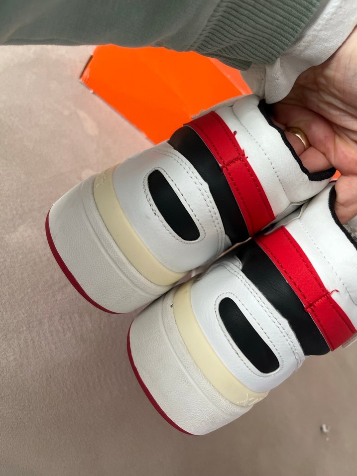 Renkli Desenli Beyaz Erkek Spor Ayakkabı - Görsel 4