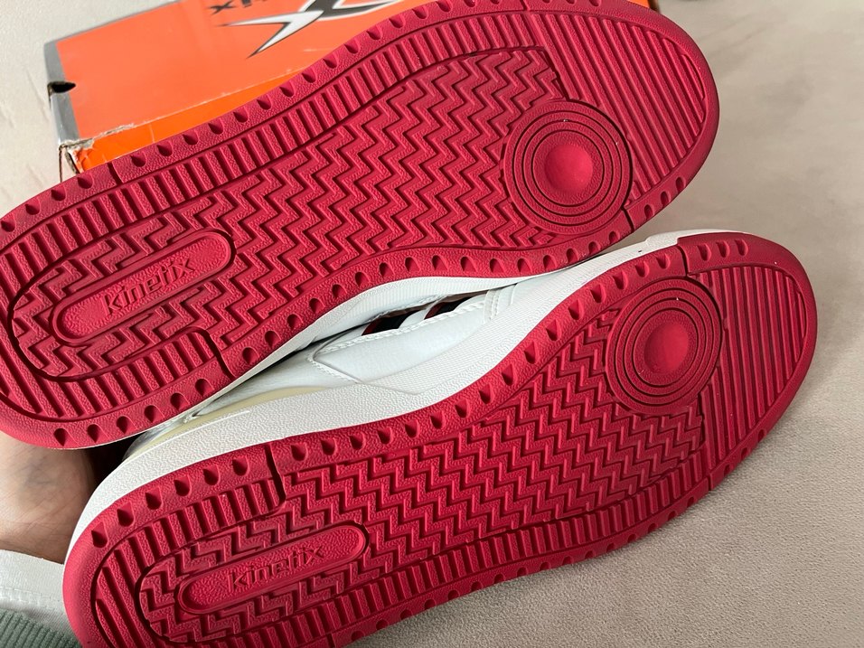 Renkli Desenli Beyaz Erkek Spor Ayakkabı - Görsel 5