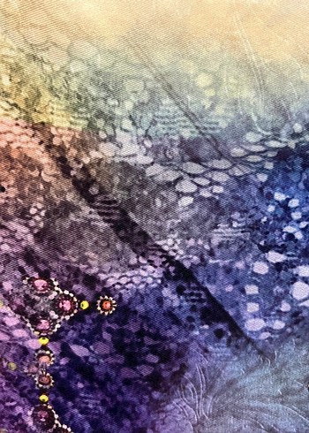 Çok Renkli Bohem Eşarp Armine Trend - Görsel 2