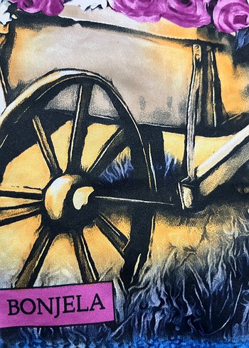 Çiçek ve Doğa Desenli Çok Renkli Kadın Fular - Görsel 2