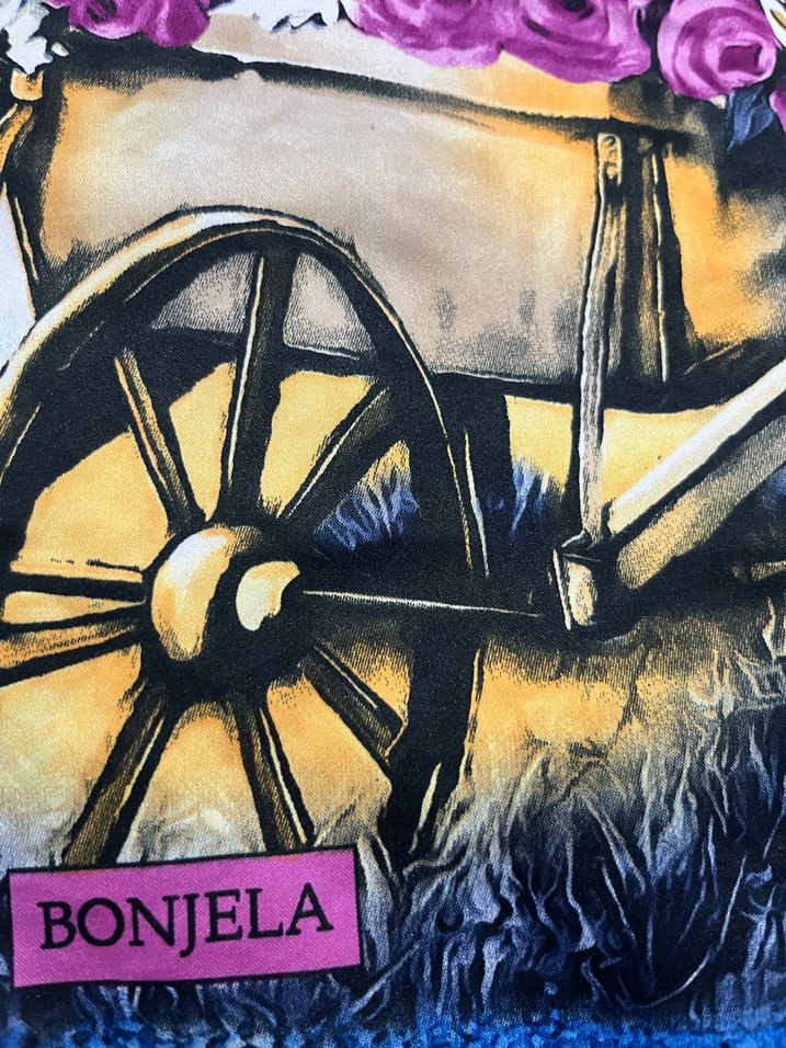 Çiçek ve Doğa Desenli Çok Renkli Kadın Fular - Görsel 2