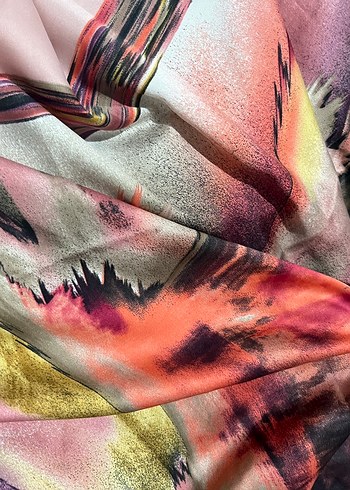 Kadın Çok Renkli Eşarp - Görsel 3