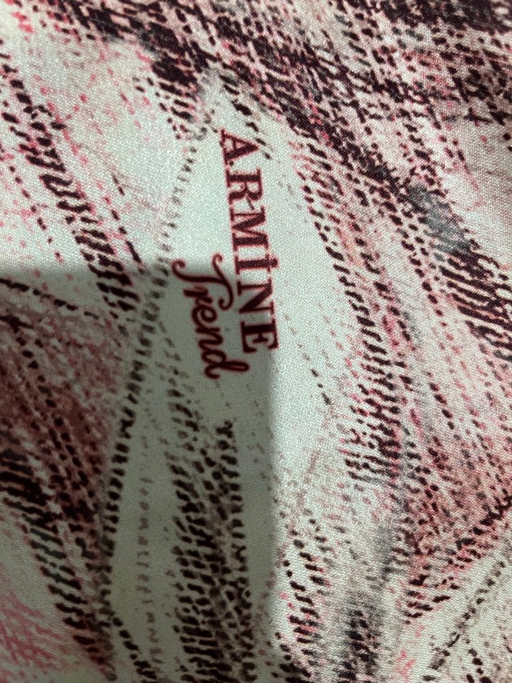 Pembe Bohem Drapeli Kadın Fular - Görsel 3