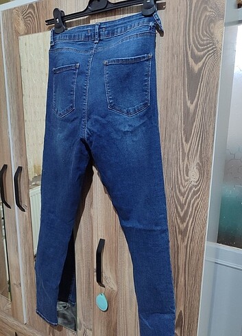 Diğer mavi dar paça jean