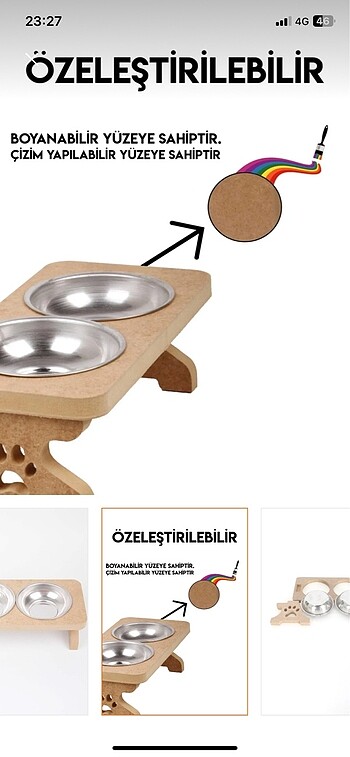 Beden Kedi mama kabı