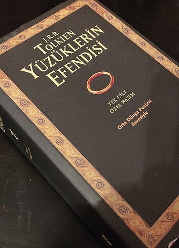 YÜZÜKLERİN EFENDİSİ TEK BASIM ÖZEL BASIM CİLT LORD OF THE RİNGS