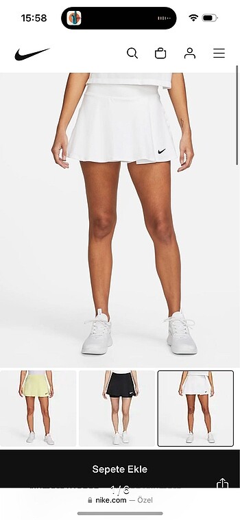 Nike Dri-FIT Kadın Tenis Eteği