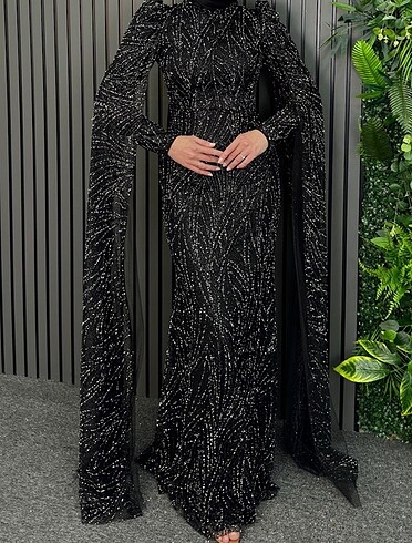 Tesettür abiye nişan elbisesi - Görsel 2