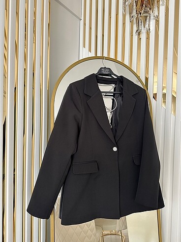 Taşlı blazer ceket