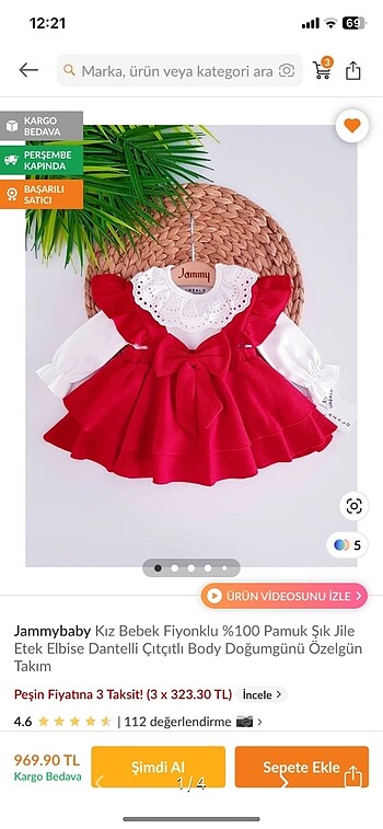 Kız bebek elbise
