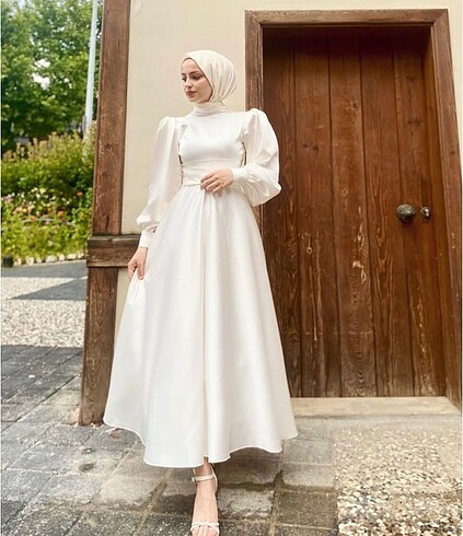s Beden beyaz Renk Nikah elbisesi