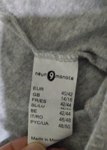 Gri Kapri Hamile Tayt - Görsel 4