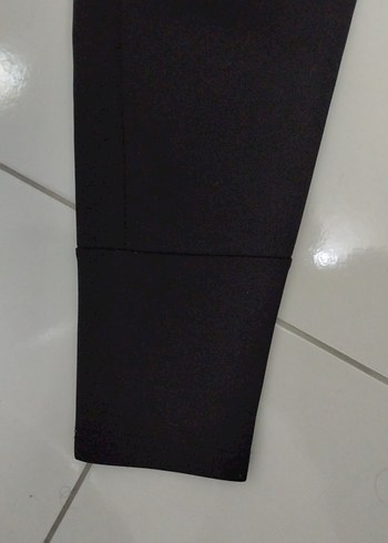 Siyah Erkek Dalgıç Kumaş Eşofman altı - Görsel 2