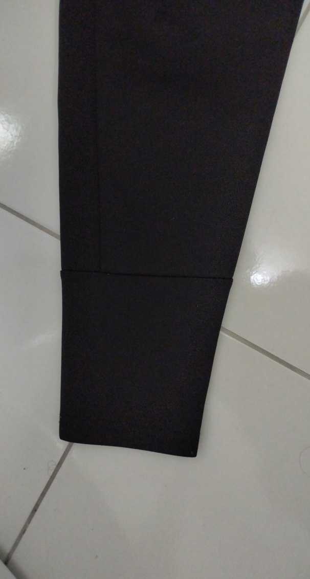 Siyah Erkek Dalgıç Kumaş Eşofman altı - Görsel 2