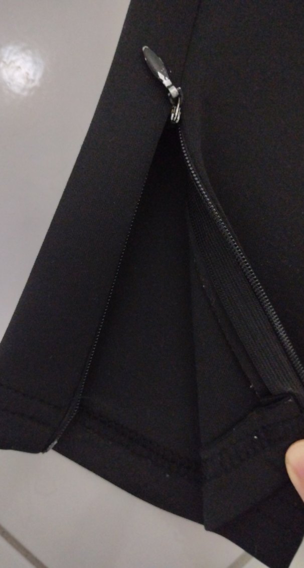 Fermuarlı Siyah Erkek Eşofman Altı - Görsel 2