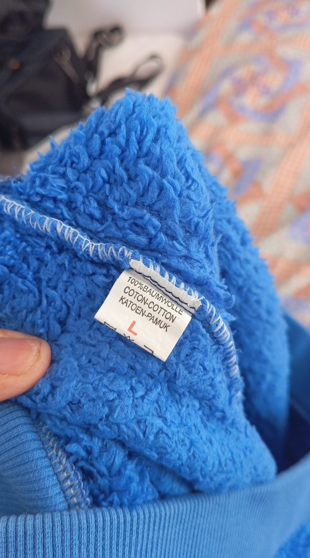 Mavi Kadın Peluş Eşofman Altı - Görsel 3