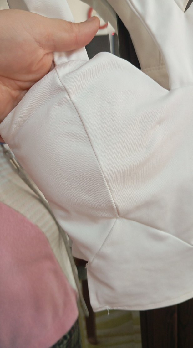 Beyaz Drapeli Straplez Midi Büstiyer - Görsel 3