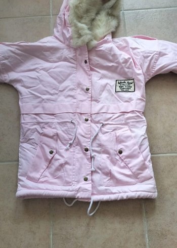 Düğmeli fermuarlı Pembe Midi Kadın mont S M UYUMLU - Görsel 2