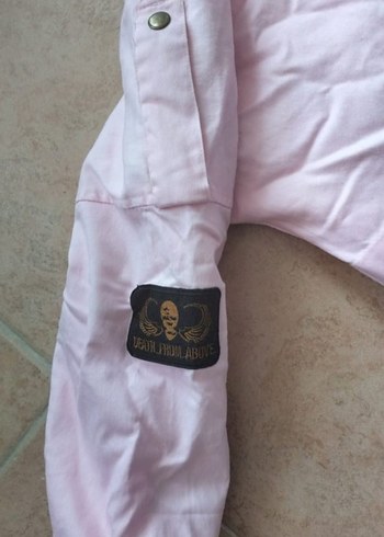 Düğmeli fermuarlı Pembe Midi Kadın mont S M UYUMLU - Görsel 6