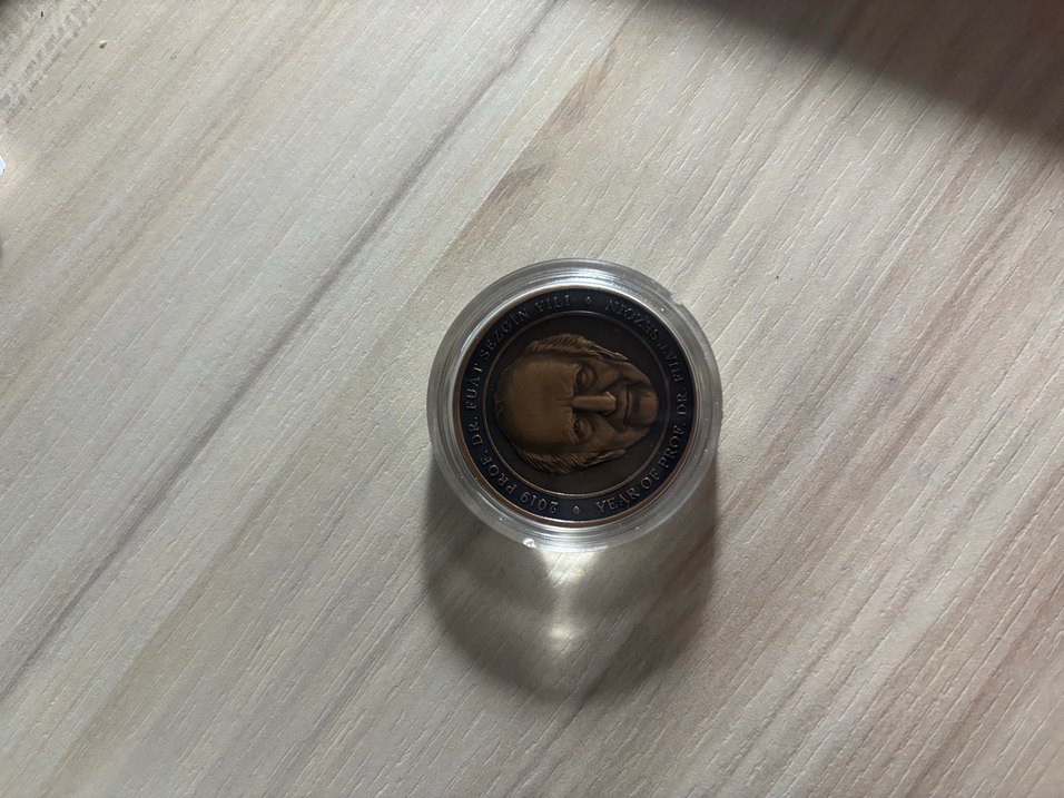 Fuat sezgin hatıra parası - Görsel 2