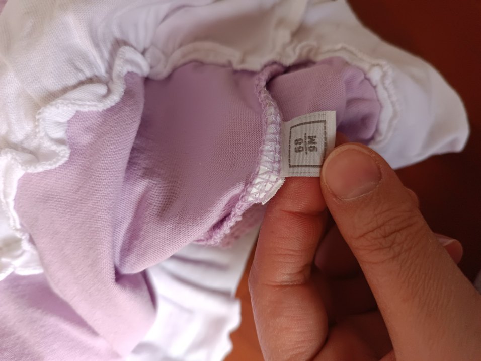 Mor Kız Çocuk Fırfırlı Kısa Kollu Elbise - Görsel 3