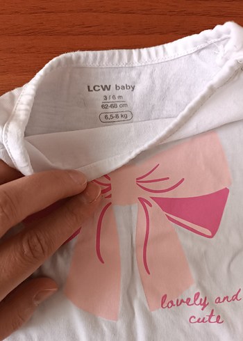 Kız Bebek Pembe Fiyonk Detaylı Uzun Kollu Takım - Görsel 2