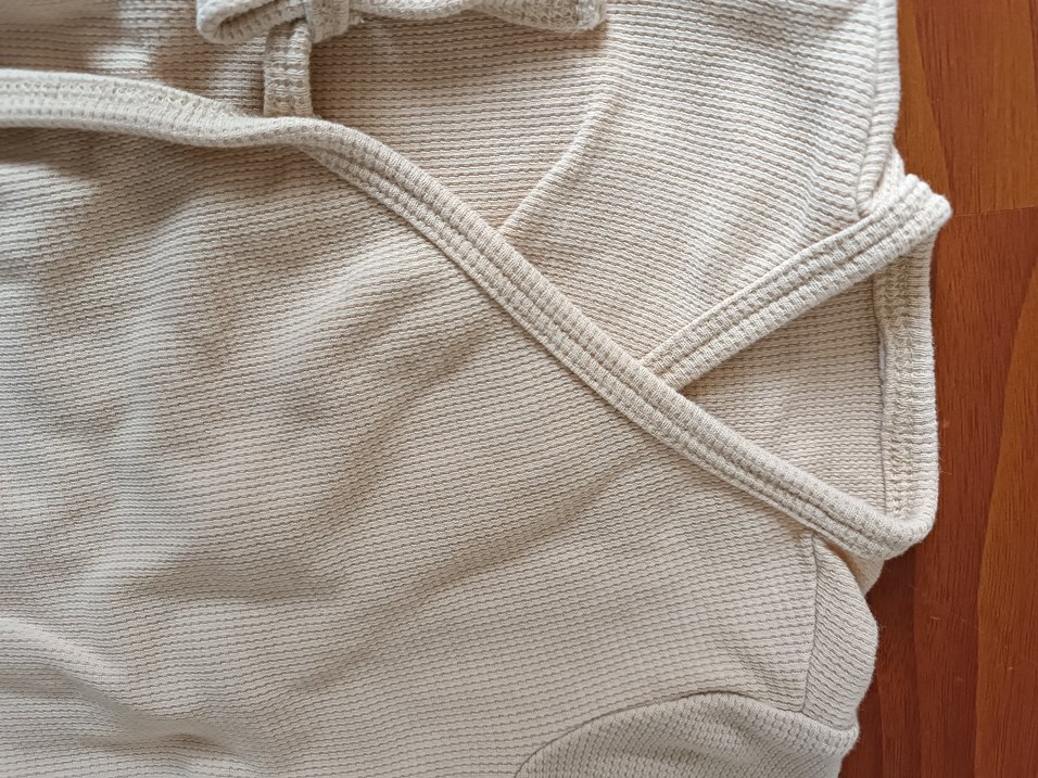 Bej Kız Bebek Kısa Kollu Takım - Görsel 2