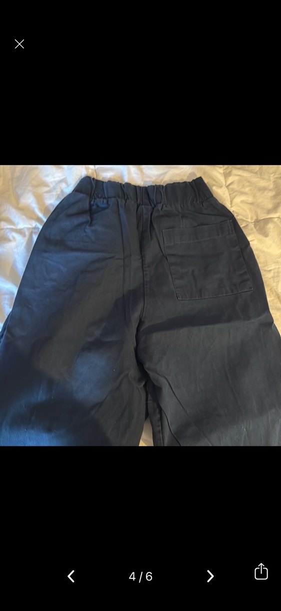 Kadın Lacivert Midi Kot Pantolon - Görsel 3