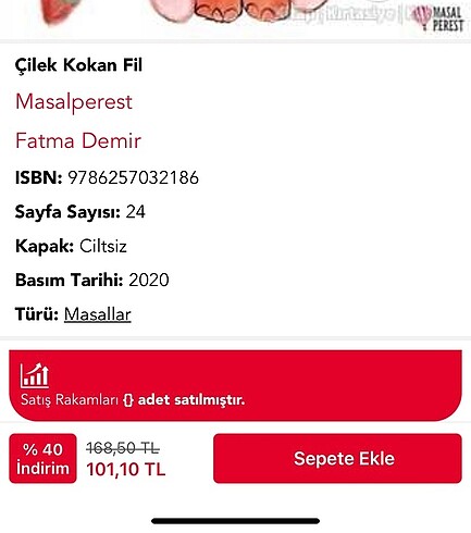  Beden Çilek Kokan Fil